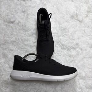 KIZIK Madrid Eco-Knit Shoes Mens Size 11 Black White Hands Free Slip On Sneakers